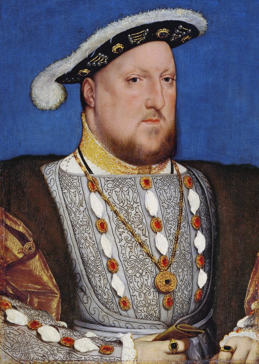 Portret van Hendrik VIII van Engeland door Hans Holbein the Younger