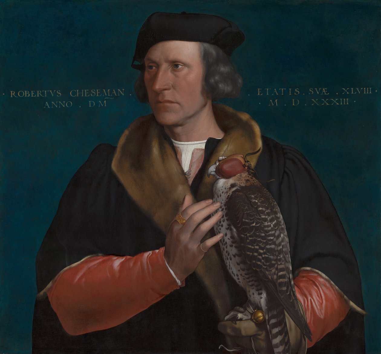 Portret van Robert Cheseman (1485-1547) door Hans Holbein the Younger