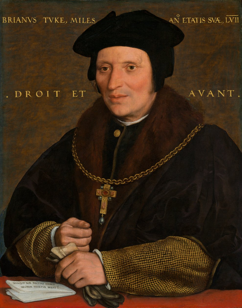 Sir Brian Tuke door Hans Holbein the Younger