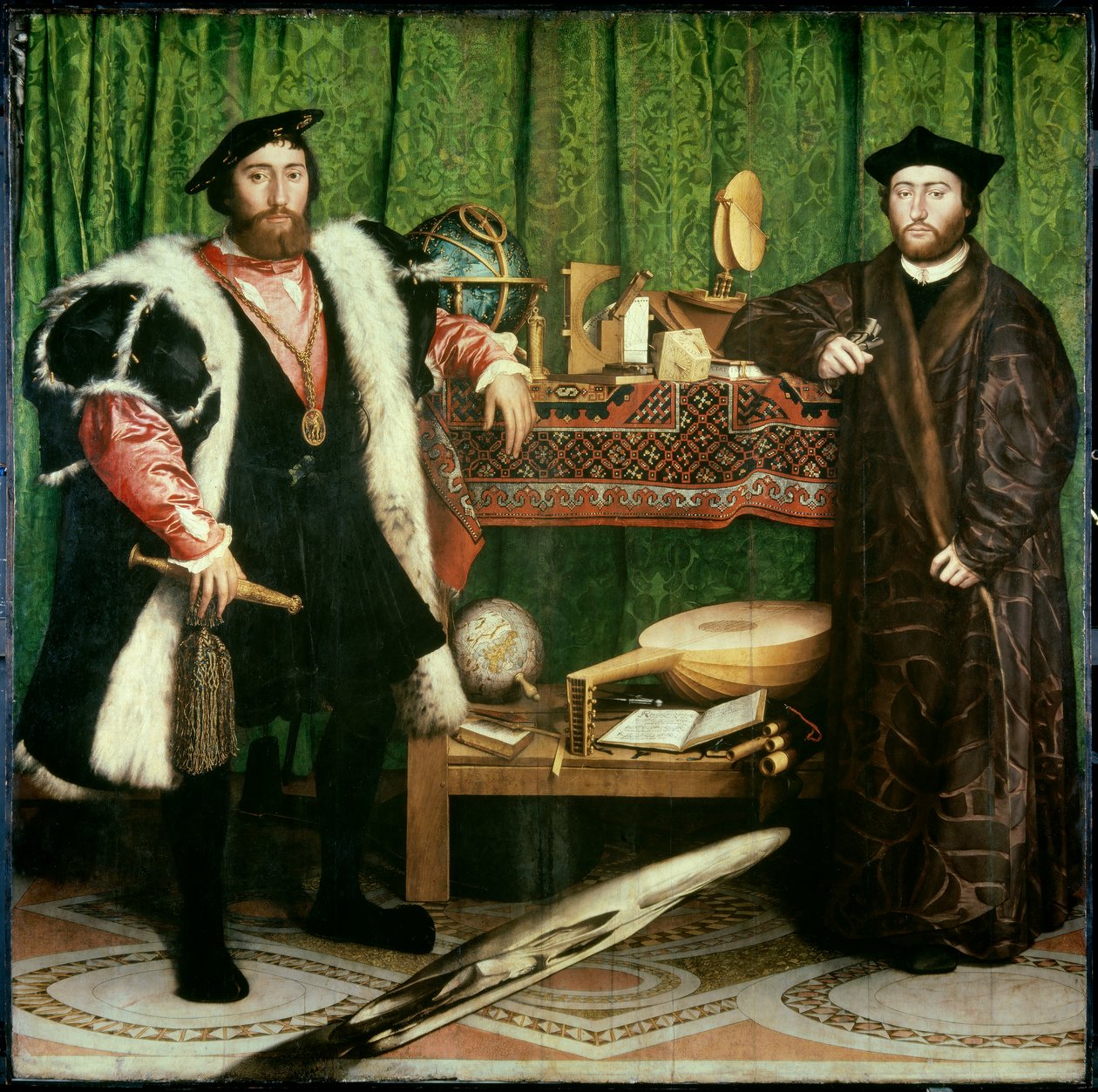 De Ambassadeurs door Hans Holbein the Younger