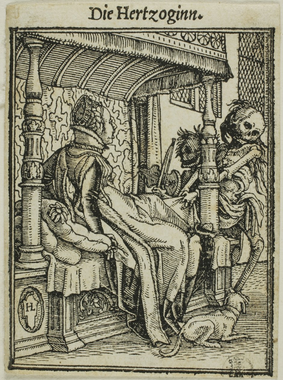 De hertogin door Hans Holbein the Younger