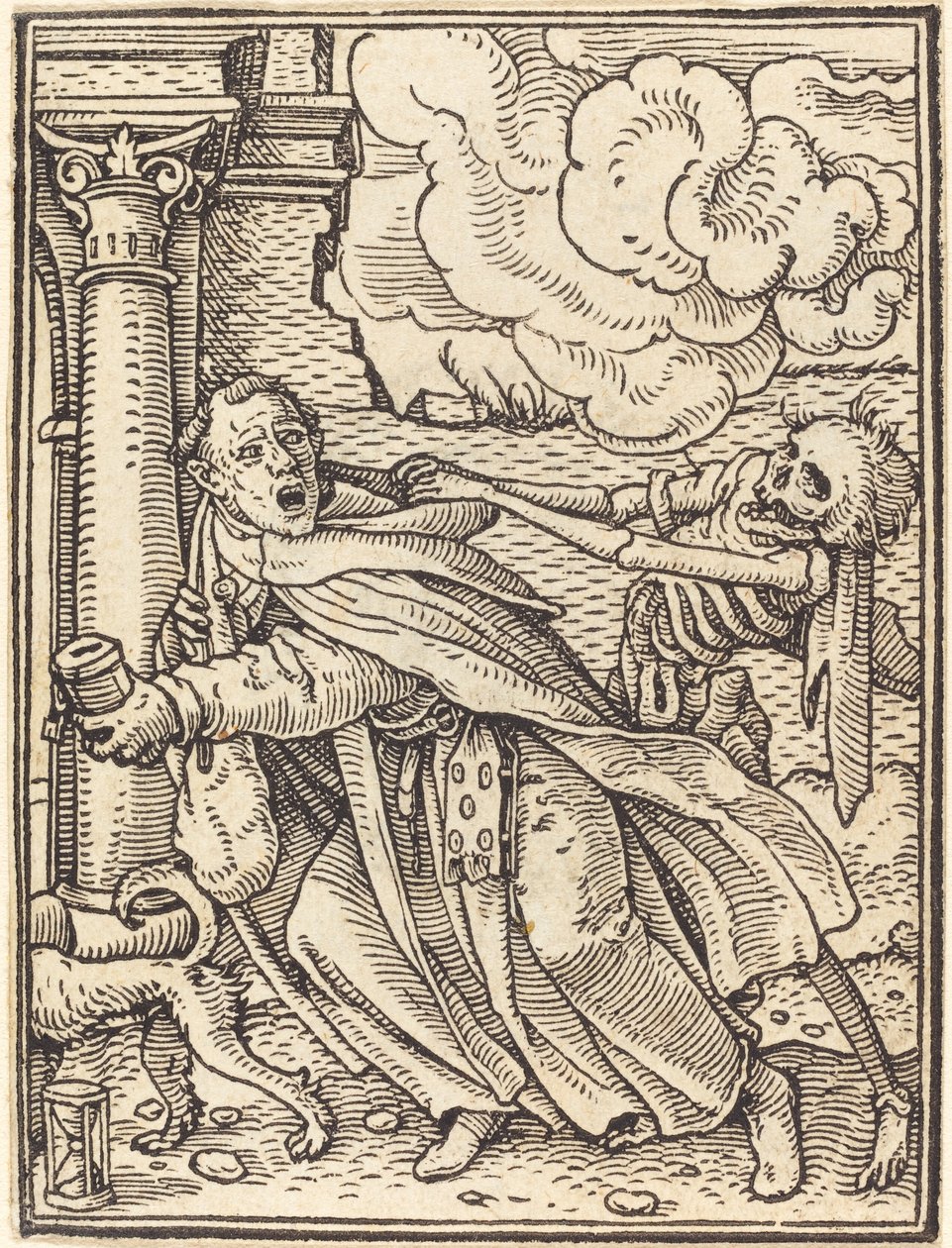 De bedelmonnik door Hans Holbein der Jüngere