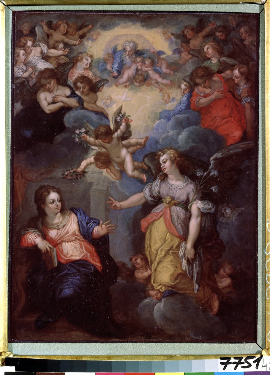 De Annunciatie door Hans I or Johann Rottenhammer
