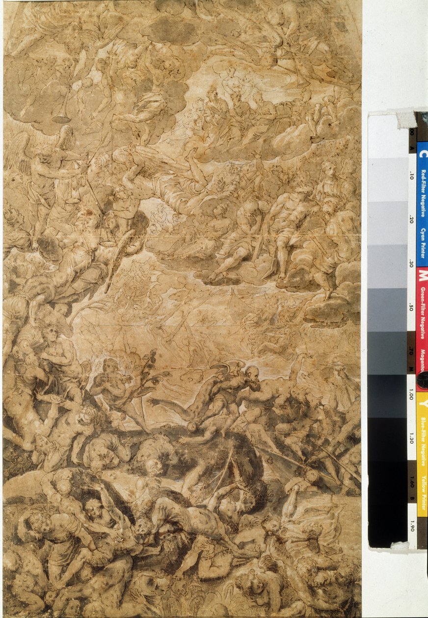 Het laatste oordeel door Hans I or Johann Rottenhammer