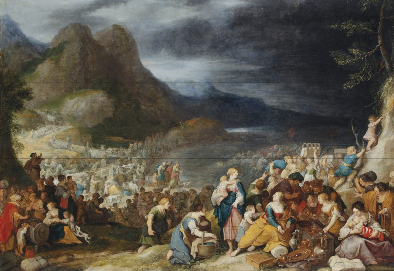 De oversteek van de Rode Zee door Hans Jordaens III