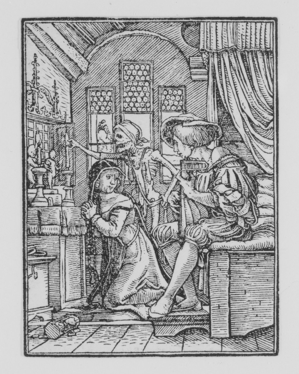 De non, uit De dans van de dood door Hans Lützelburger