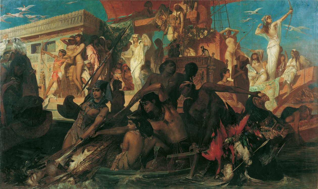 De Nijl jacht door Hans Makart