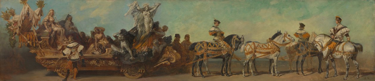 Ontwerp voor de optocht van 1879 – De mijnbouw door Hans Makart