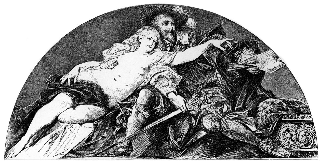 Peter Paul Rubens, Vlaamse barokkunstenaar, ca. 1880-1882 door Hans Makart