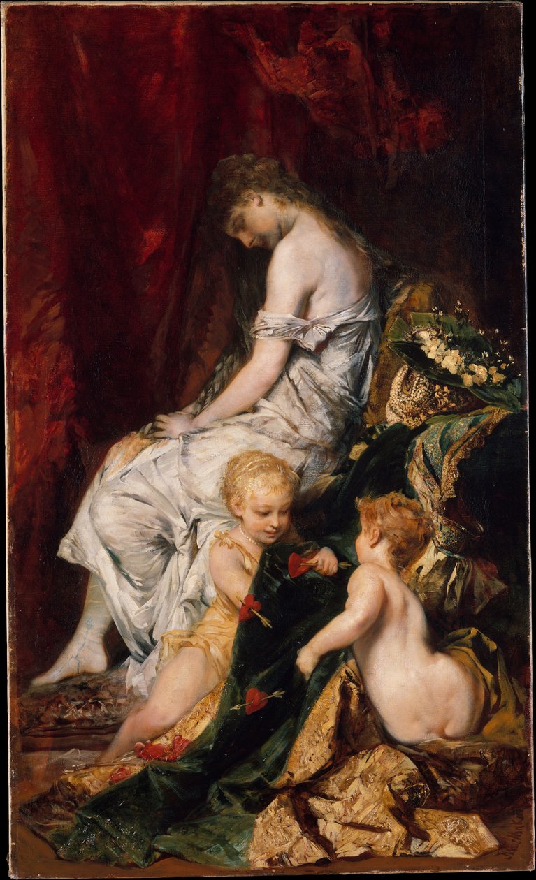 De droom na het bal door Hans Makart