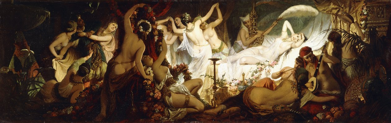 De Harem door Hans Makart