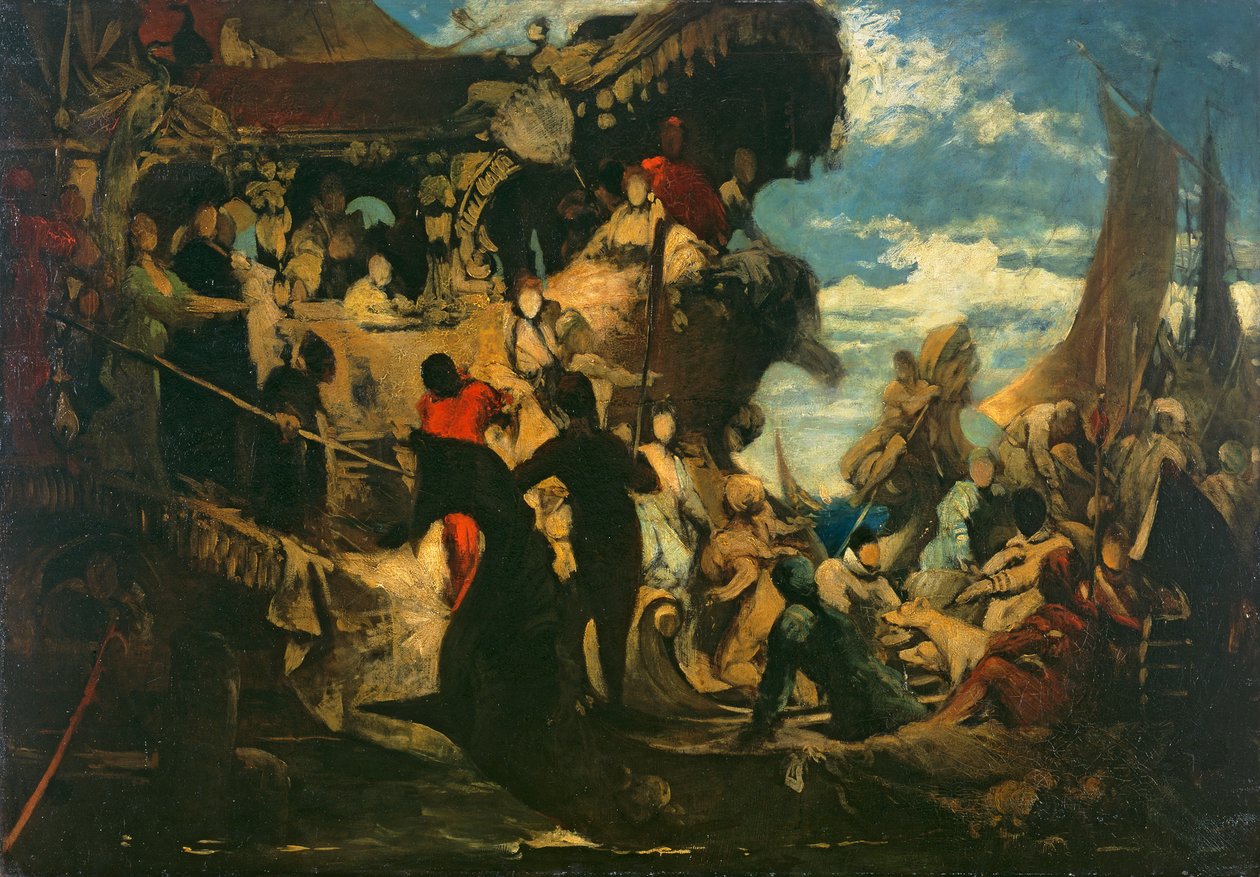 Venetië eert Catarina Cornero door Hans Makart