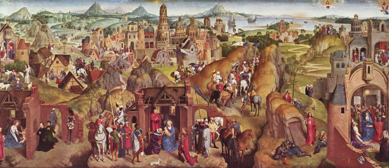 Advent en de triomf van Christus door Hans Memling