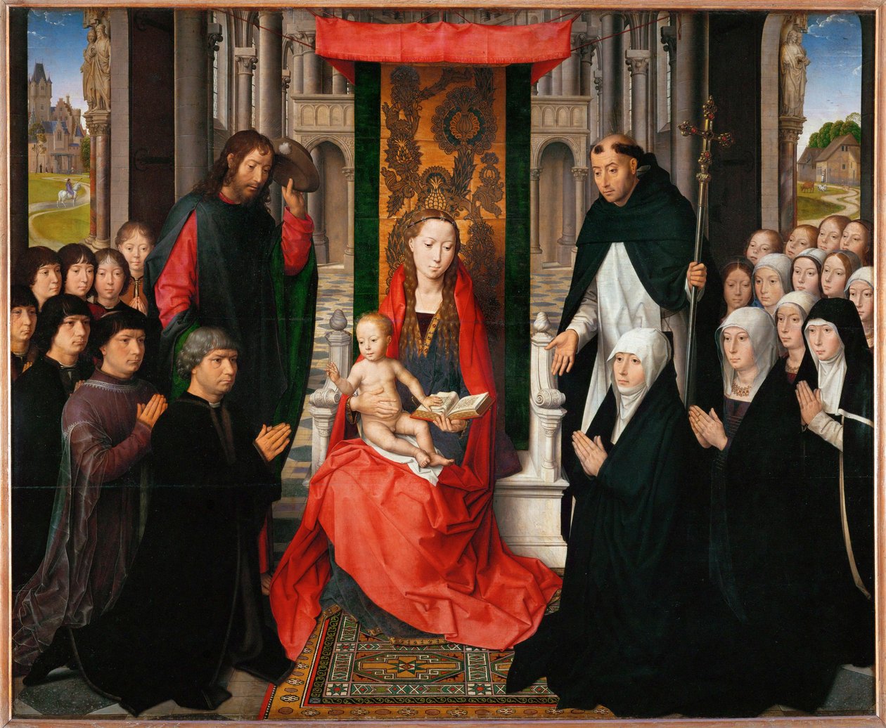 De Maagd van Jacques Floreins - Madonna met kind ... door Hans Memling