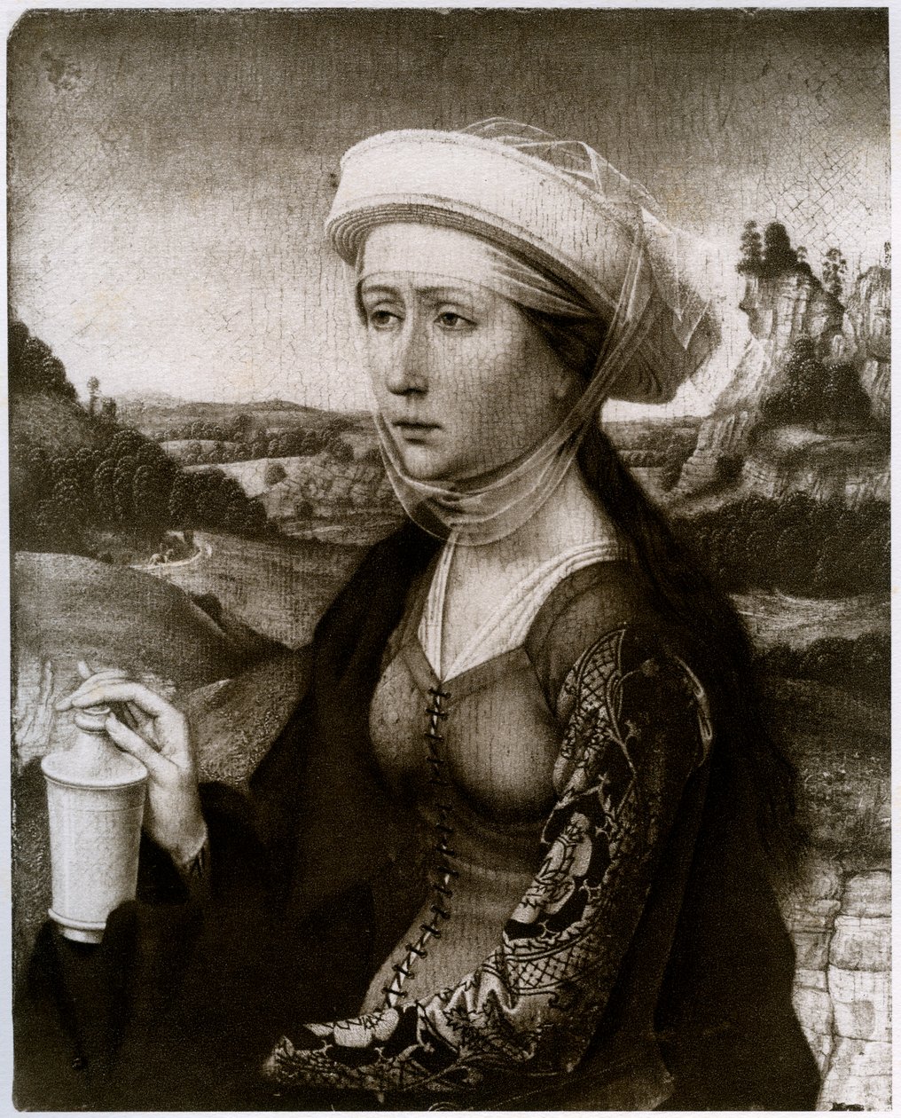 Magdalena, 1927 door Hans Memling
