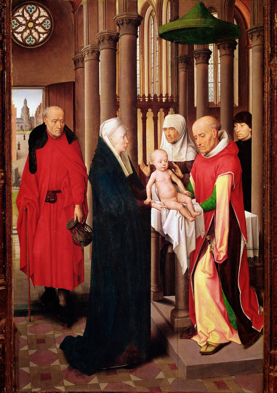 Presentatie in de tempel door Hans Memling