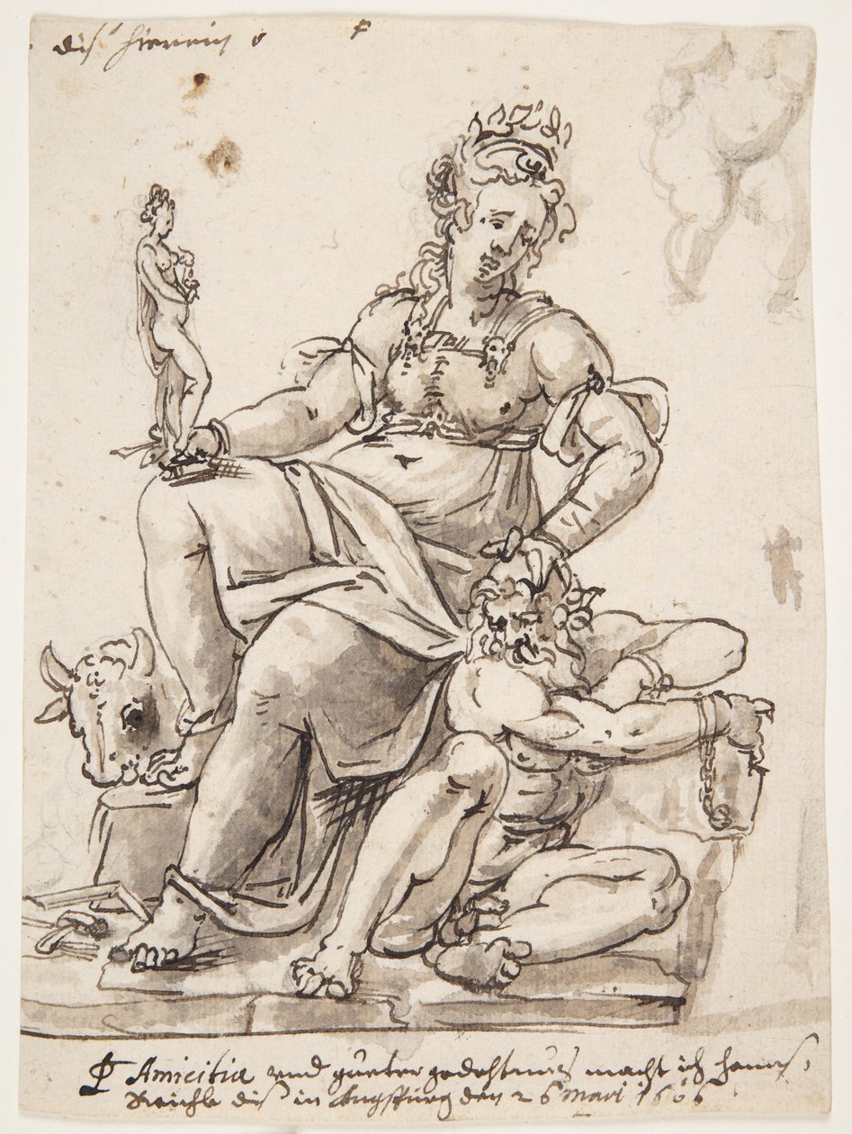 Allegorie van Kunstmaken door Hans Reichle