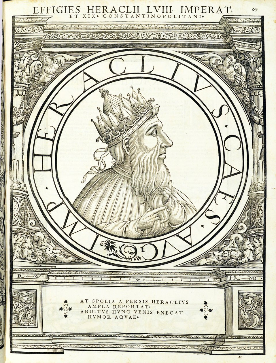 Heraclius, illustratie uit 