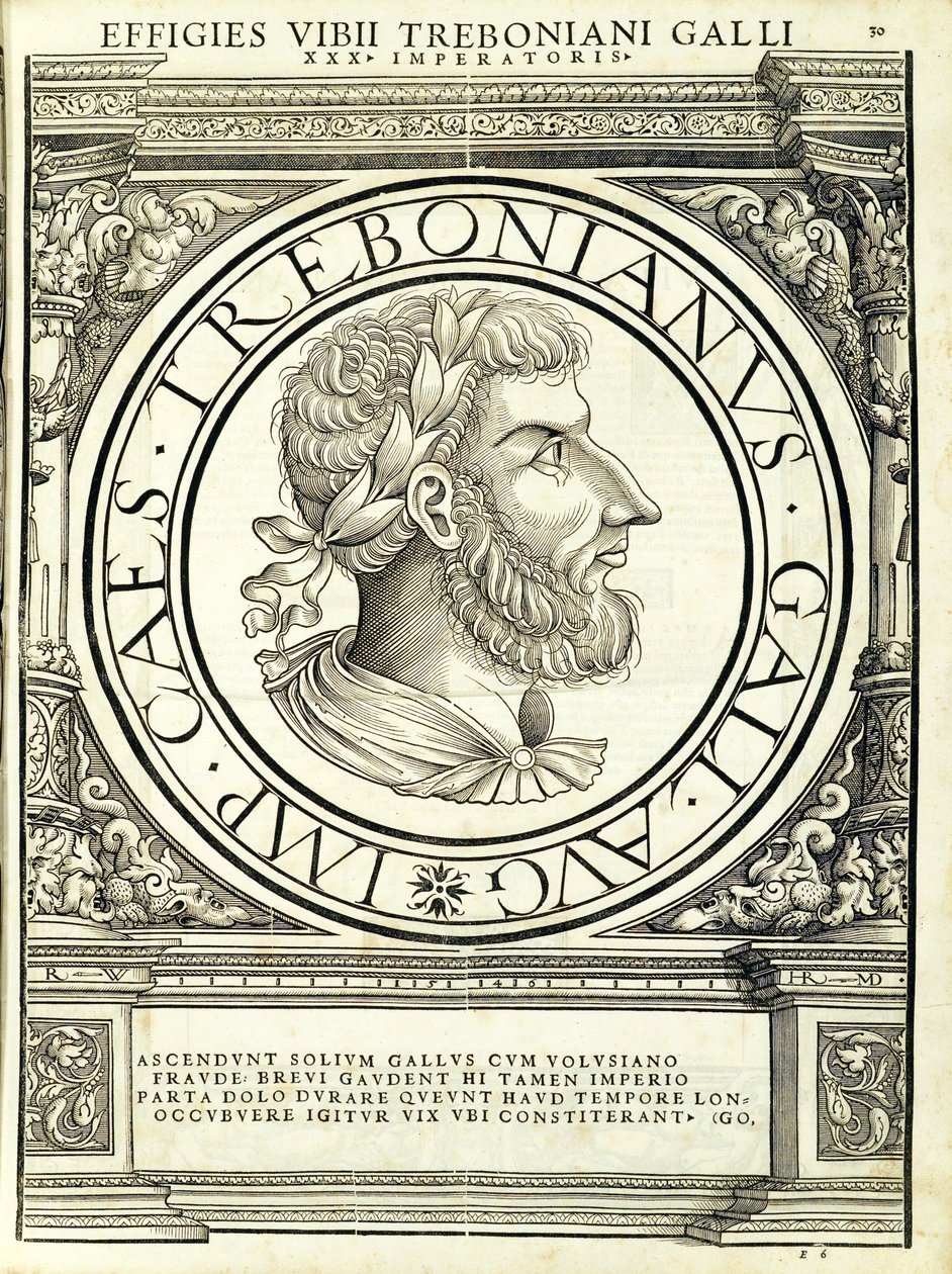 Trebonianus Gallus, illustratie uit 