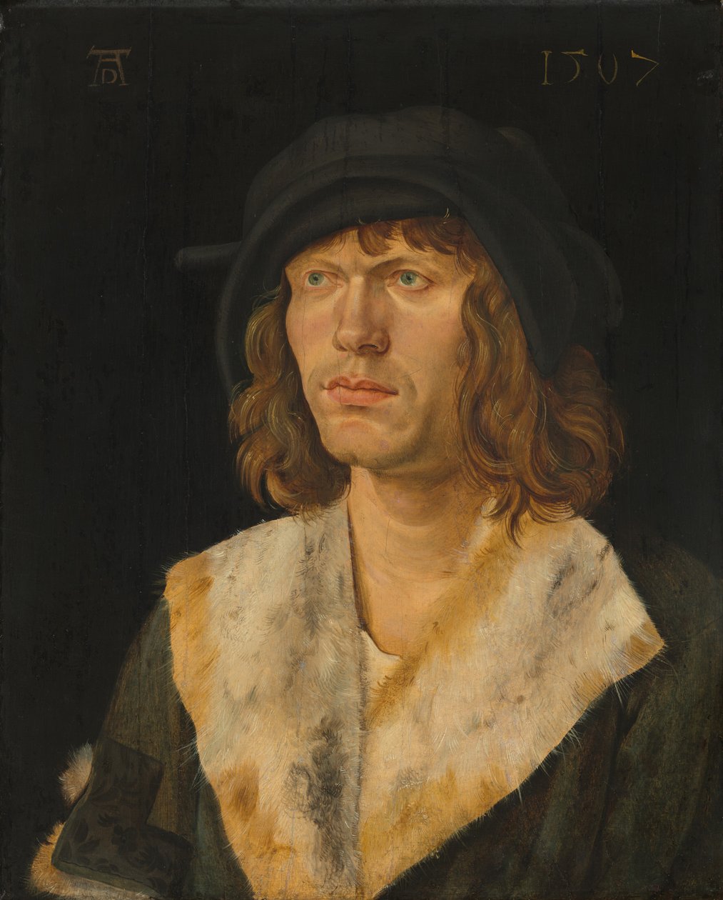 Portret van een man door Hans Schäufelein the Elder
