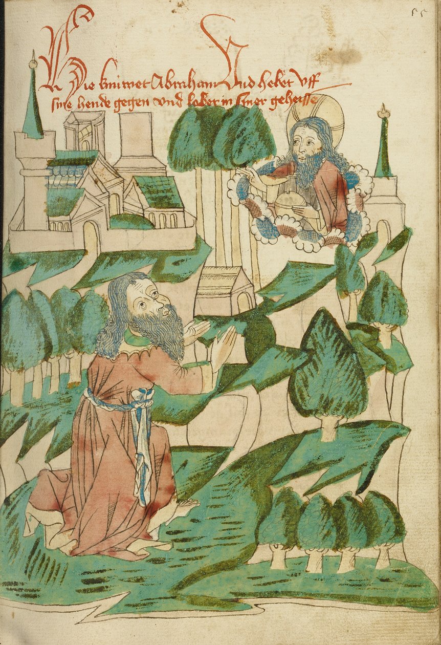De roeping van Abraham door Hans Schilling
