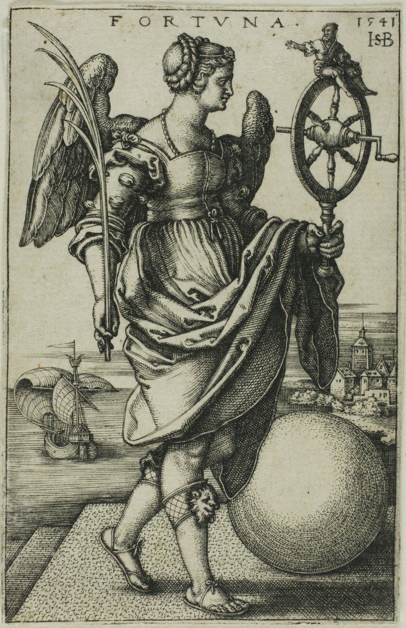 Fortuin door Hans Sebald Beham