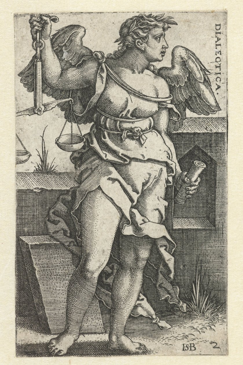 Logica (Dialectica) door Hans Sebald Beham
