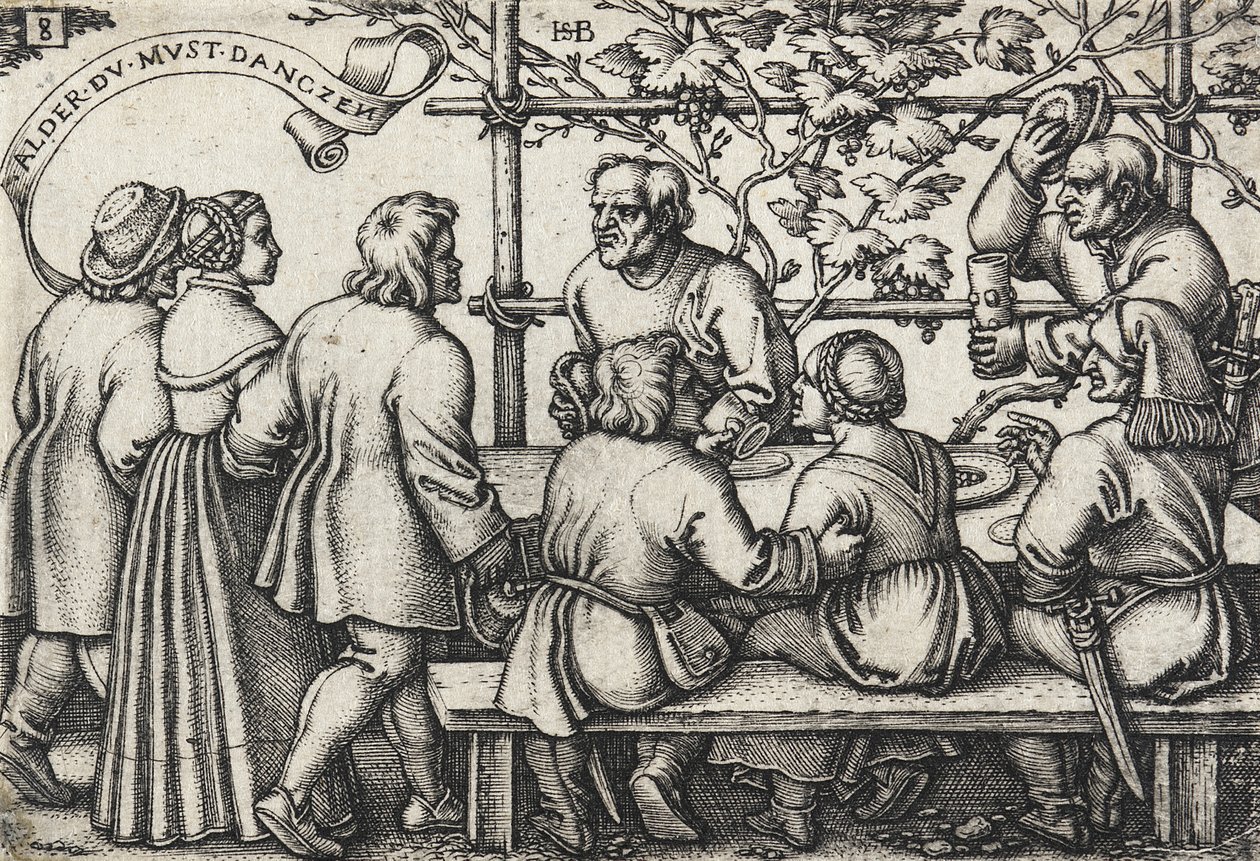 Boerenfeest door Hans Sebald Beham