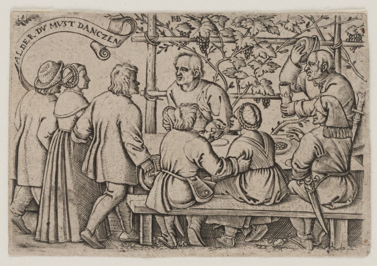 Boerenfestival door Hans Sebald Beham
