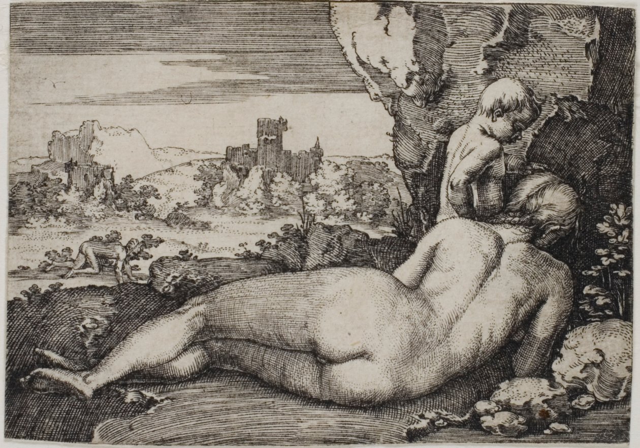 Boete van Johannes Chrysostomus door Hans Sebald Beham