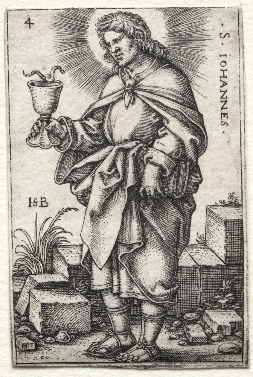St. Johannes, 1545-1546 door Hans Sebald Beham