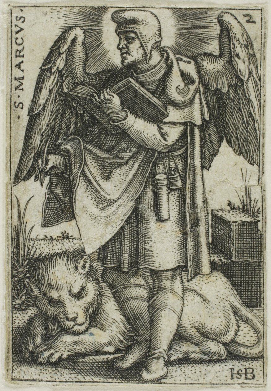 Sint Marcus, uit De Vier Evangelisten door Hans Sebald Beham