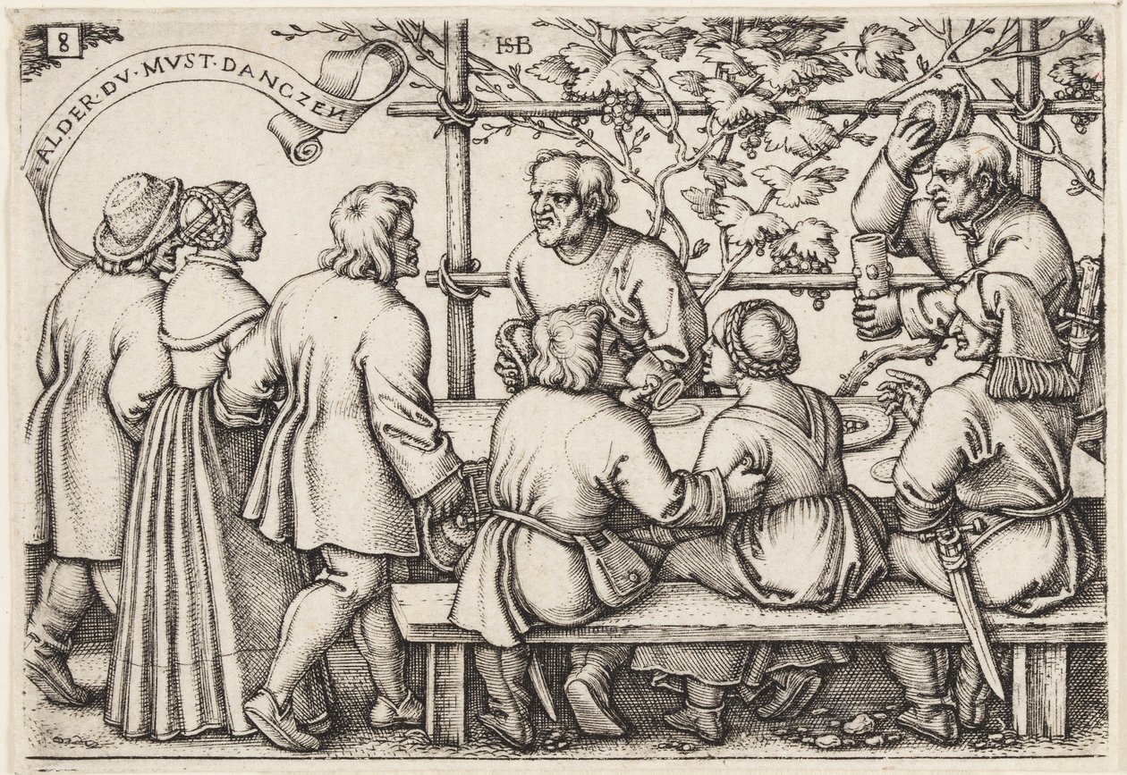 Het Boerenfeest, of, De Twaalf Maanden door Hans Sebald Beham