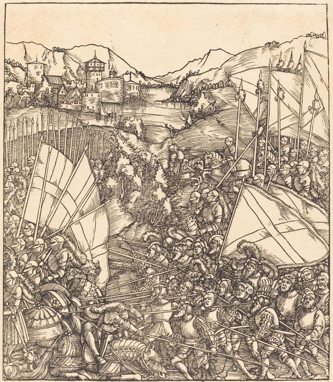 De Oorlog in Henegouwen door Hans Springinklee