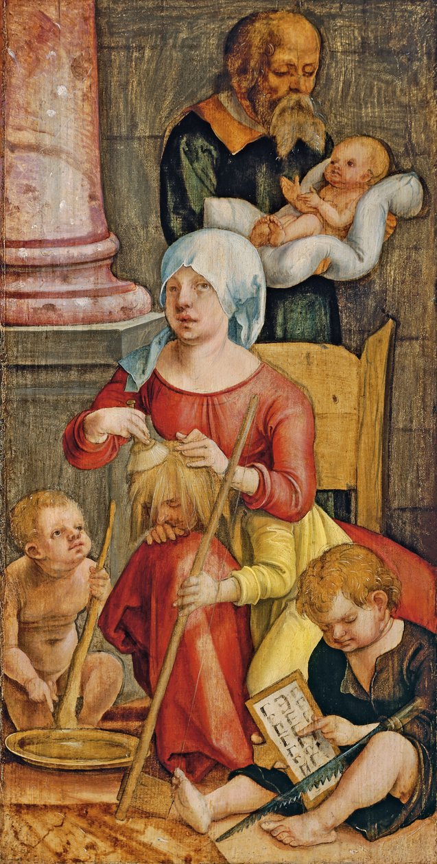 Maria Salome en haar familie, 1515 door Hans Suess Kulmbach