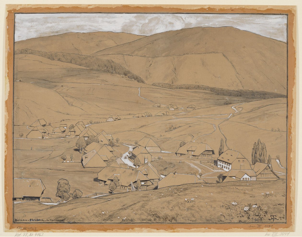 Bernau-Oberlehen door Hans Thoma