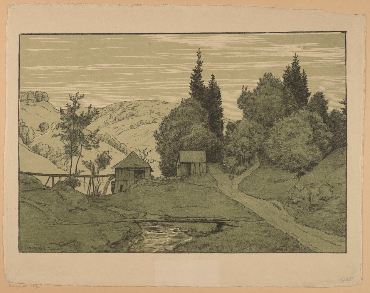 Happach door Hans Thoma