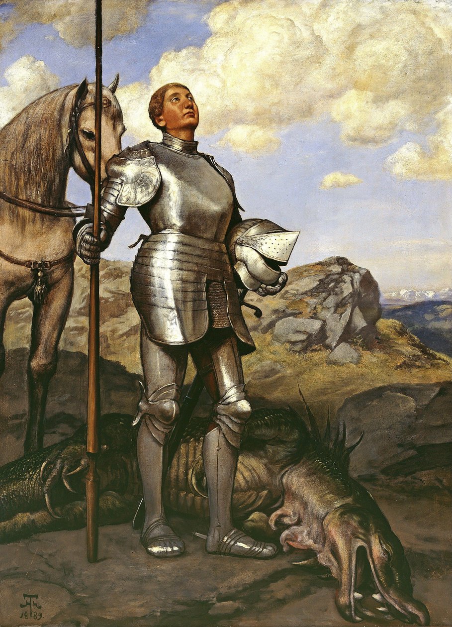 Ridder Sint-Joris door Hans Thoma