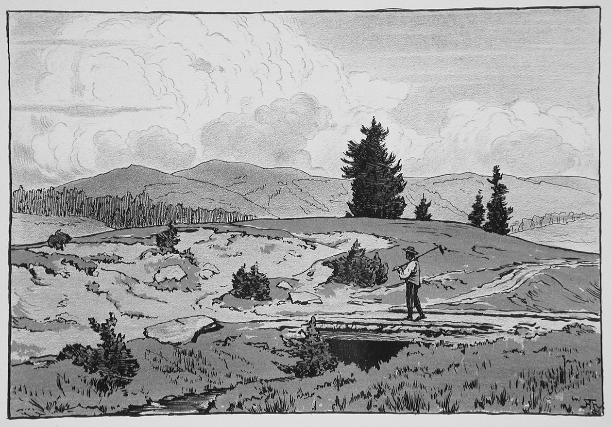 Landschap door Hans Thoma