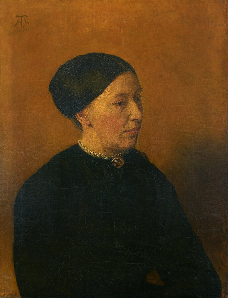 Portret van mevrouw Zeiner door Hans Thoma