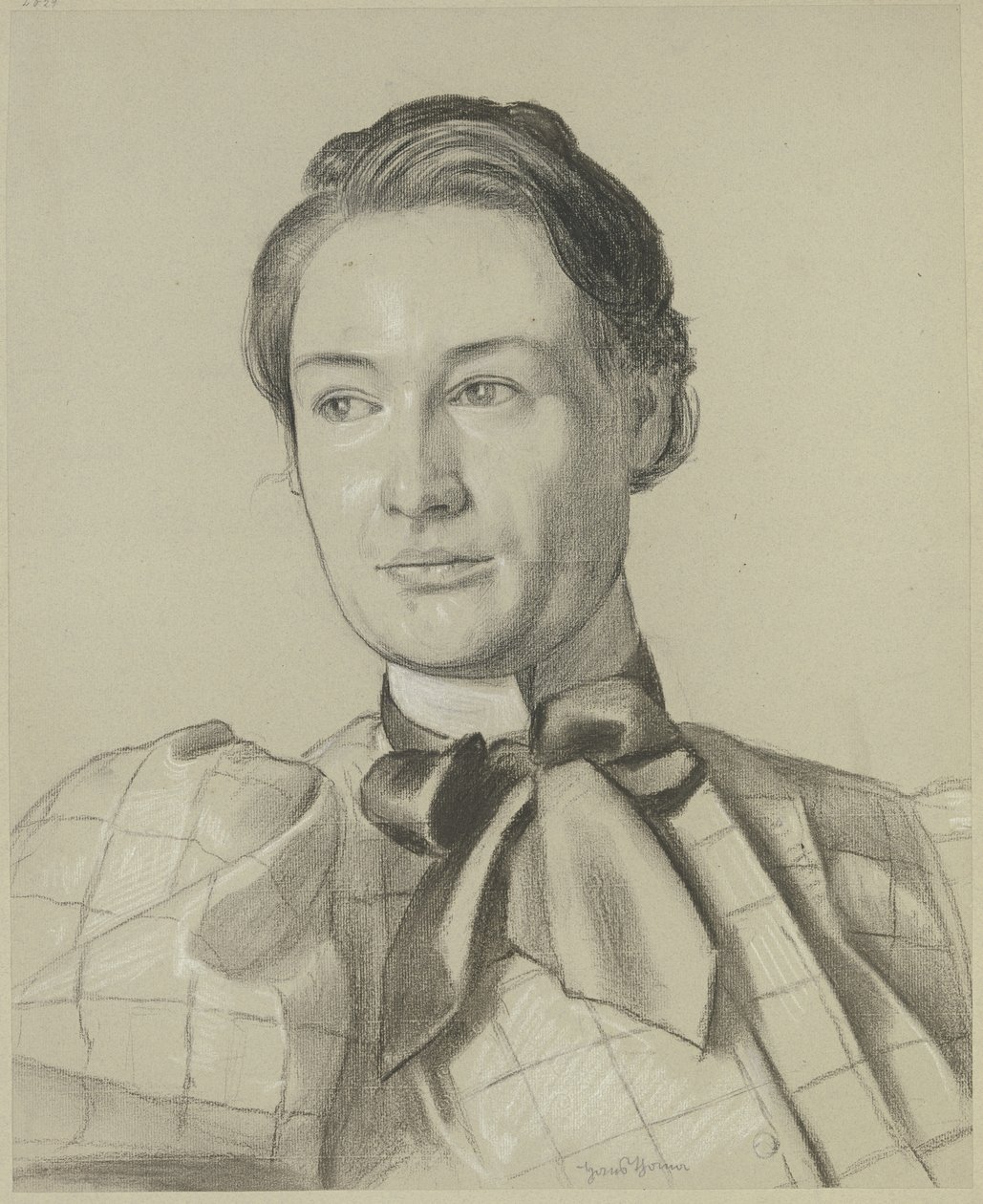 Portret van Sofie Küchler door Hans Thoma