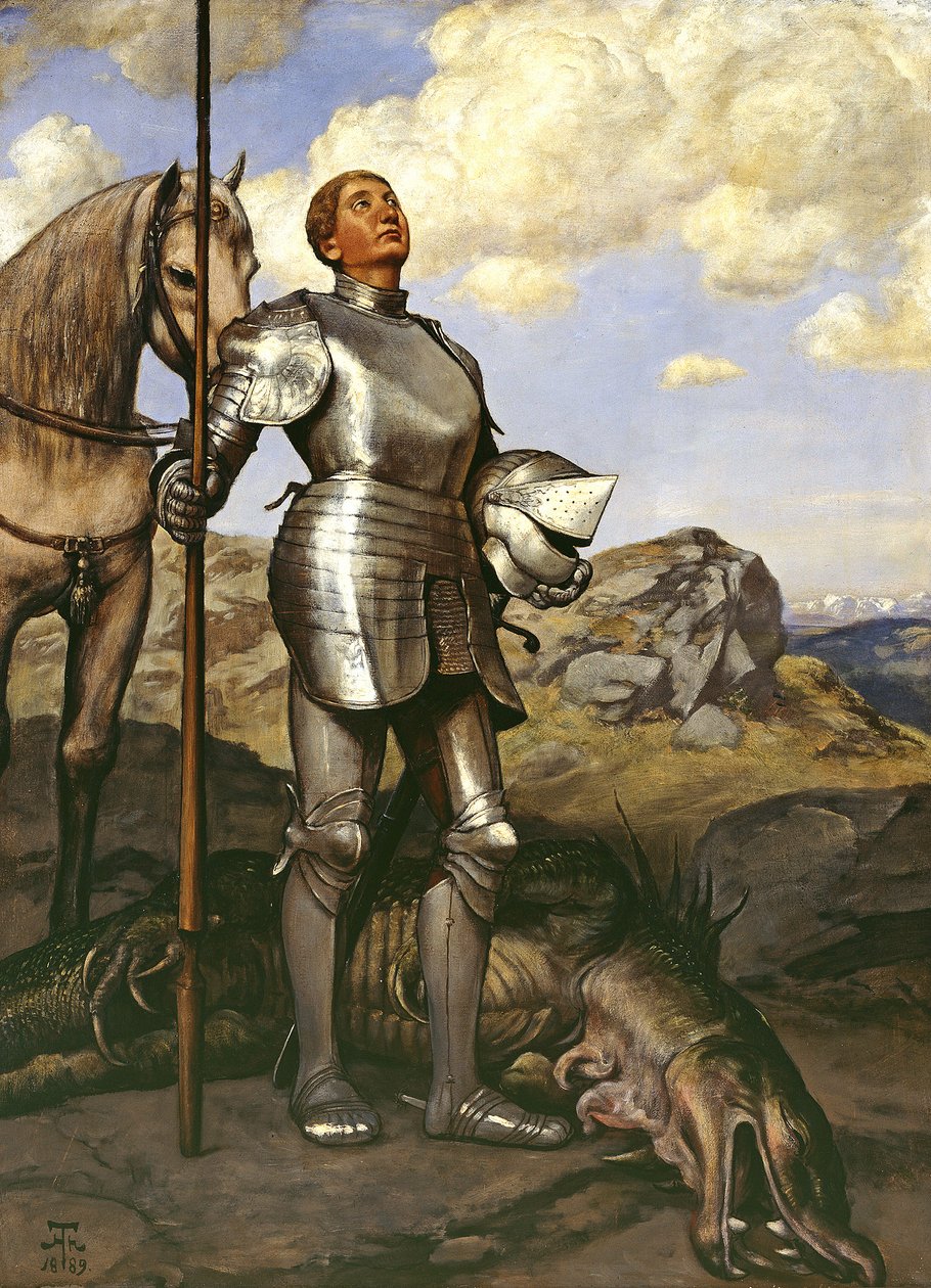 Ridder Sint-Joris door Hans Thoma