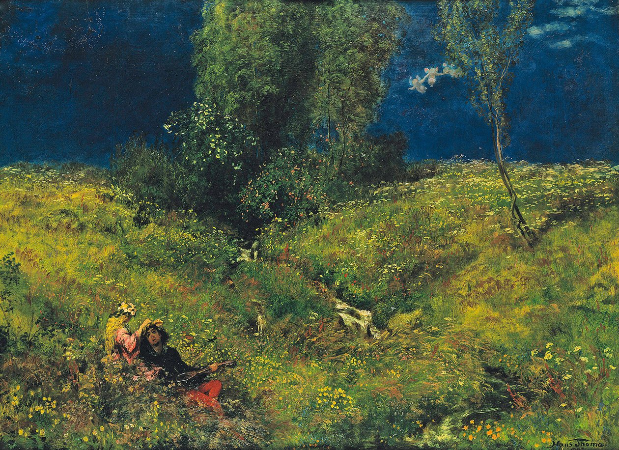 Zomer door Hans Thoma