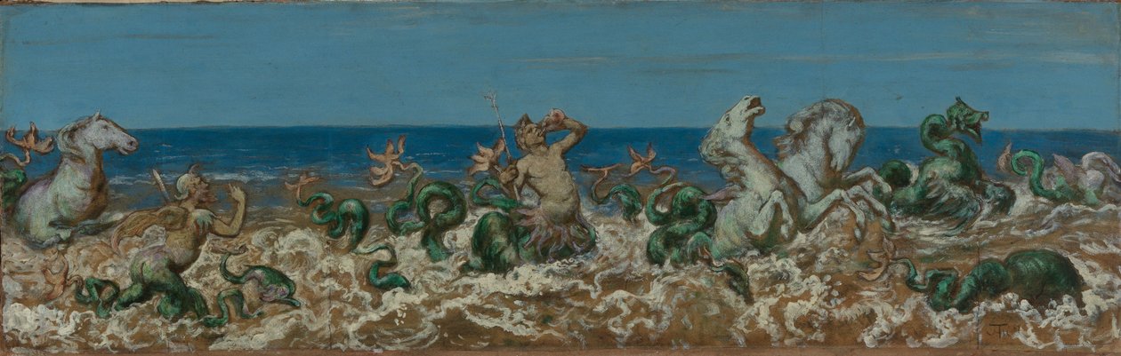 Tritonenreeks door Hans Thoma