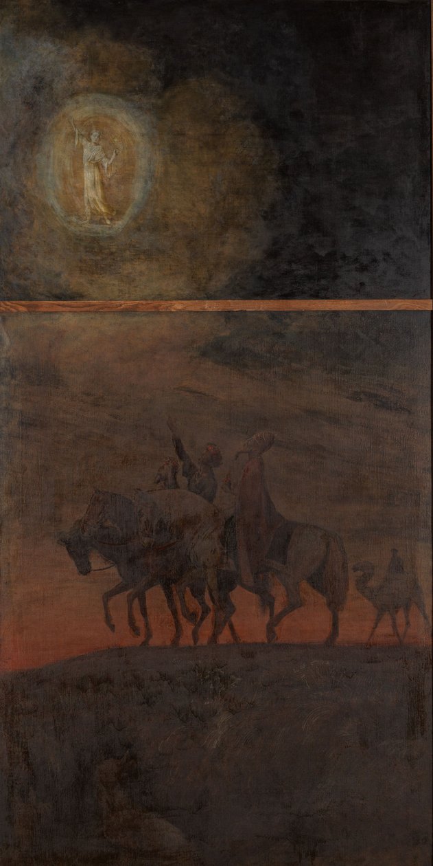 Kersttriptiek: De tocht van de drie koningen door Hans Thoma