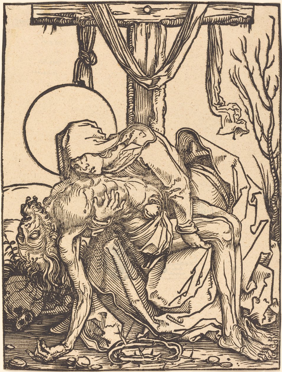 Pietà door Hans Weiditz, II