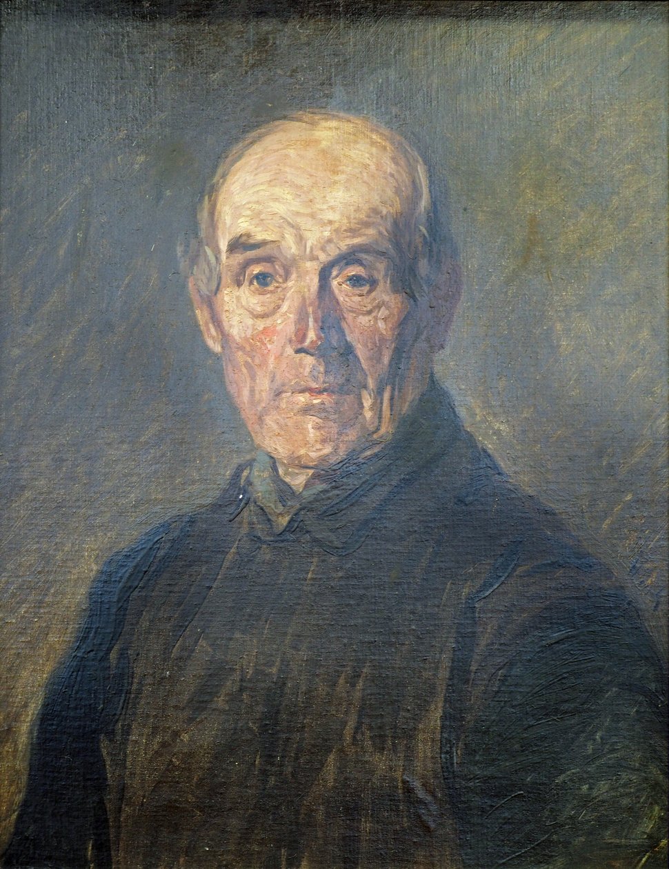 Portret van een veenboer door Hans am Ende
