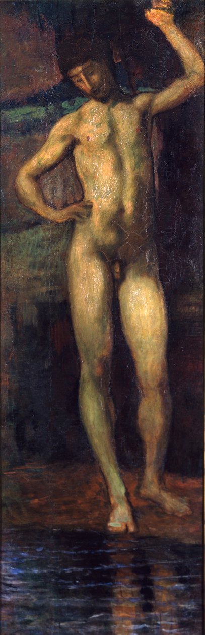 Narziss door Hans von Marées