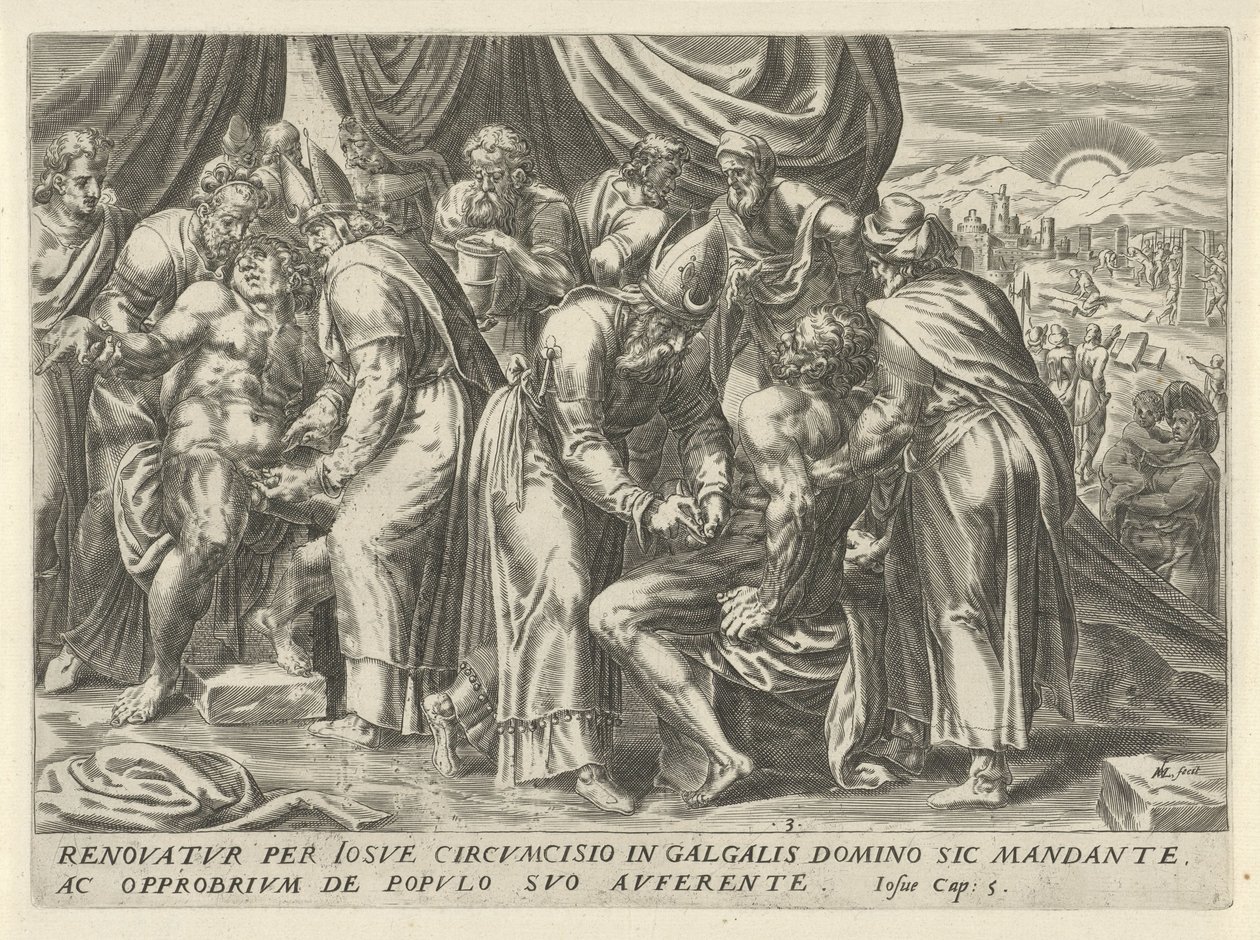 Besnijdenis van de Israëlieten door Harmen Jansz Muller