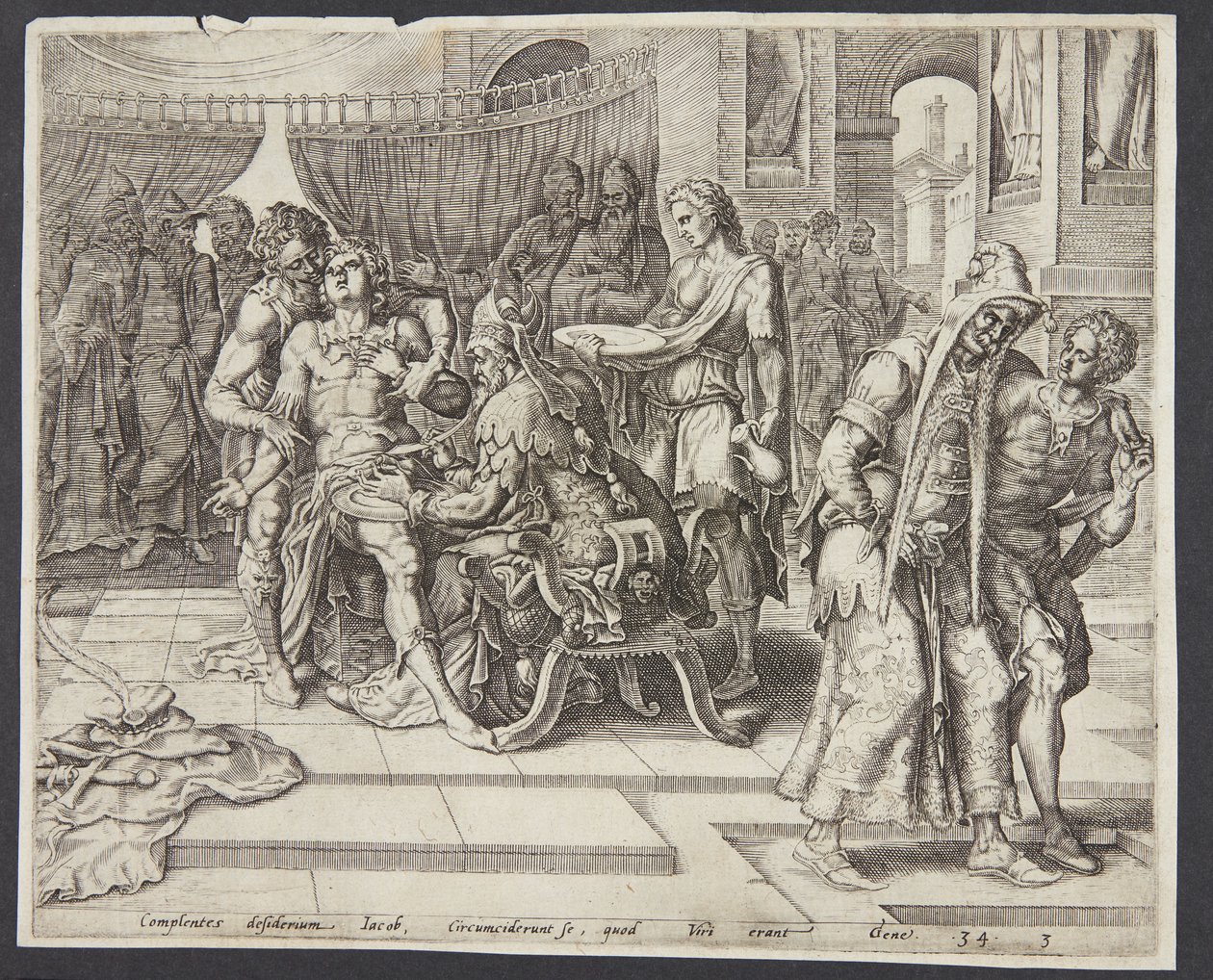 De Besnijdenis van Sichem door Harmen Jansz. Muller
